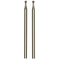 Proxxon 2228222 2228222-Juego 2 fresas diamantadas bola 1-8 mm- 0 W- 0 V- Metal- size 1-8